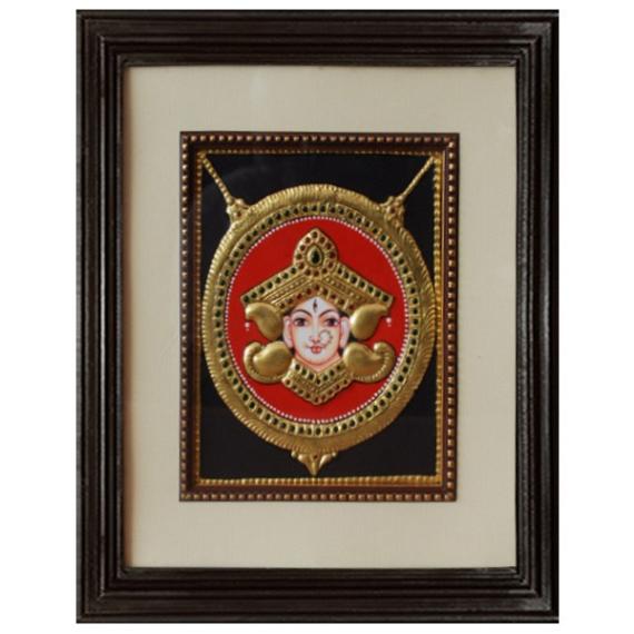 tmpooja-Queen Face-tanjore-painting-online-mega-pooja-store