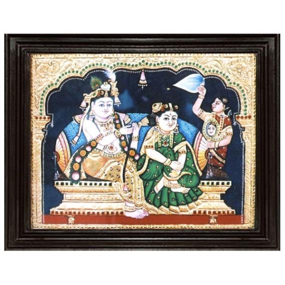 tmpooja-Radhakrishna2-tanjore-painting-online-mega-pooja-store