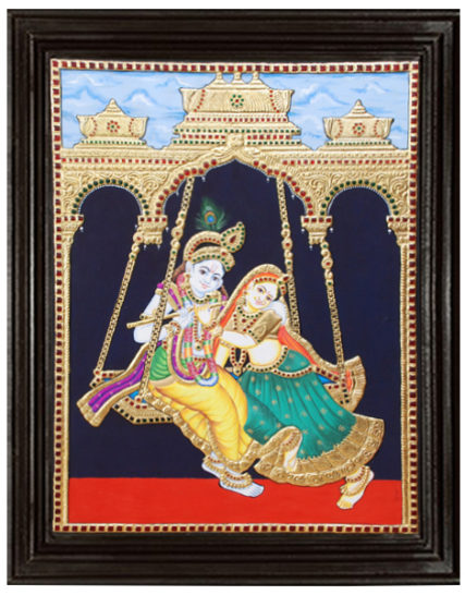 tmpooja-Radhakrishna3-tanjore-painting-online-mega-pooja-store