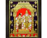 tmpooja-Vishnu Lakshmi (2)-tanjore-painting-online-mega-pooja-store