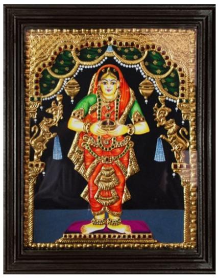 tmpooja-Women-tanjore-painting-online-mega-pooja-store