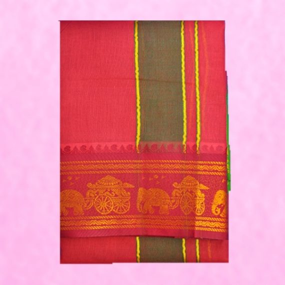 ttm-tmpooja-pooja-vastram-Size9x5-Border-inches-4-materiol-cotton-pink-red-white-orange-green-blue-thirumurugan-pooja-product-marketed-by-kalpatharu-inc-the-online-mega-pooja