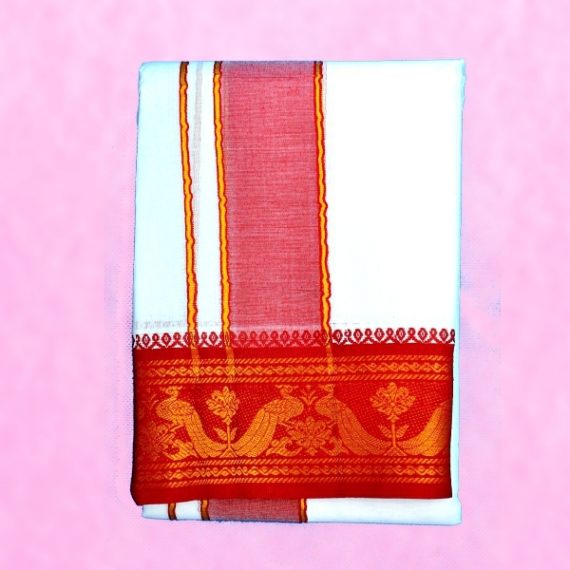 tm-tmpooja-pooja-vastram-Size9x5-Border-inches4-materiol-cotton-white-brown-green-pink-red-orange-blue-thirumurugan-pooja-product-marketed-by-kalpatharu-inc-the-online-mega-pooja