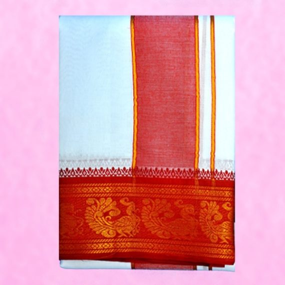 tm-tmpooja-pooja-vastram-Size9x5-Border-inches4-materiol-cotton-white-brown-green-pink-red-orange-blue-thirumurugan-pooja-product-marketed-by-kalpatharu-inc-the-online-mega-puja