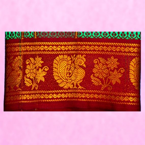 tm,tmpooja,pooja,vastram,Size9x5,Border,inches4,materiol,cotton,green,red,white,blue,thirumurugan,pooja,product,marketet,by,kalpatharu,inc,the,online,mega,pooja,store,puja