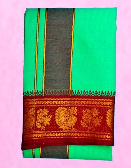 tm,tmpooja,pooja,vastram,Size9x5,Border,inches4,materiol,cotton,green,red,white,blue,thirumurugan,pooja,product,marketet,by,kalpatharu,inc,the,online,mega,pooja,store,puja,s