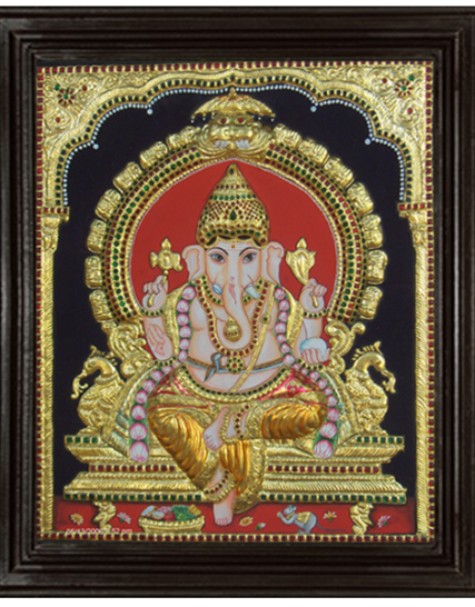 Ganesha Tanjore Painting 12