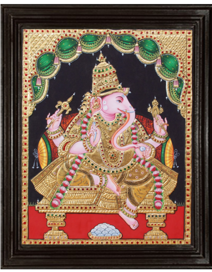 Ganesha Tanjore Painting 16