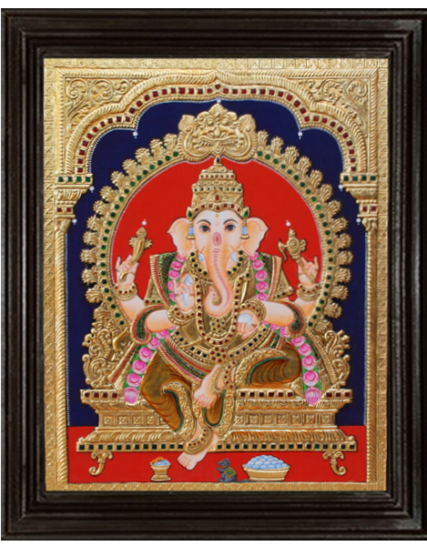 Ganesha Tanjore Painting 17