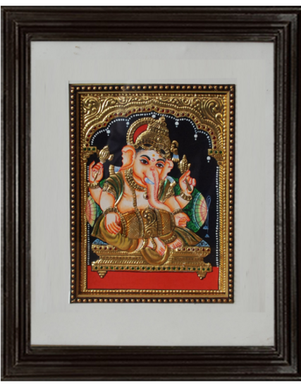 Ganesha Tanjore Painting 18
