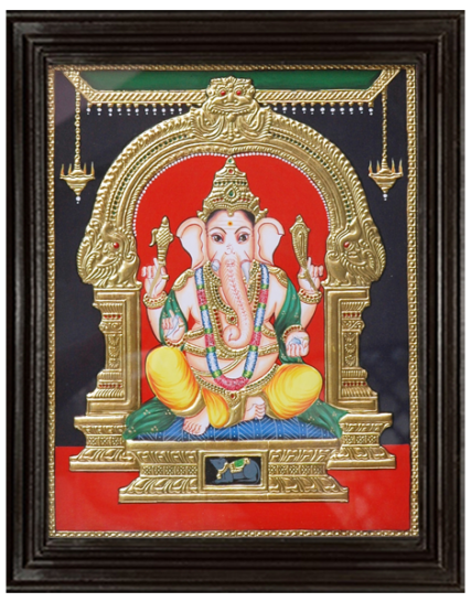 Ganesha Tanjore Painting 21