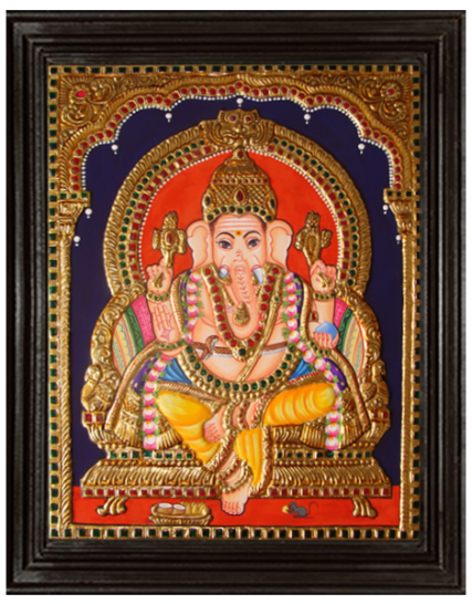 Ganesha Tanjore Painting 22