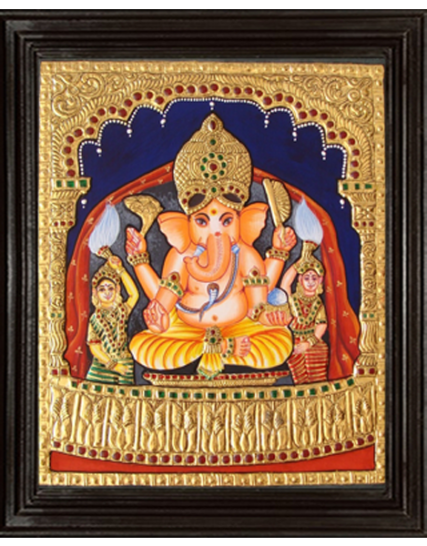 Ganesha Tanjore Painting 25