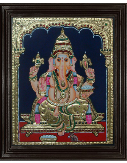 Ganesha Tanjore Painting 26
