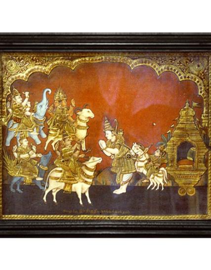 tmpooja-God's Dharshan-tanjore-painting-online-mega-pooja-store
