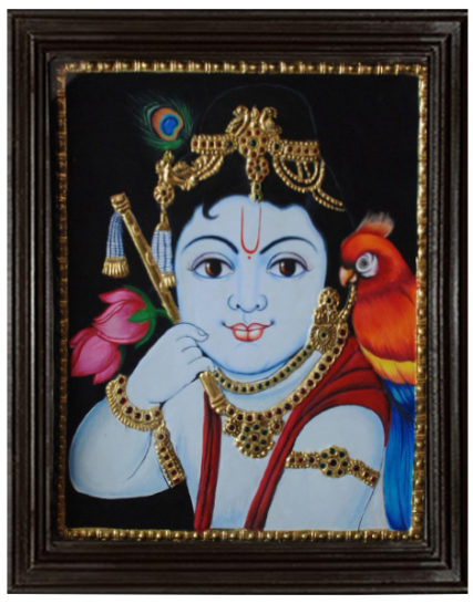 tmpooja-Krishna24-tanjore-painting-online-mega-pooja-store