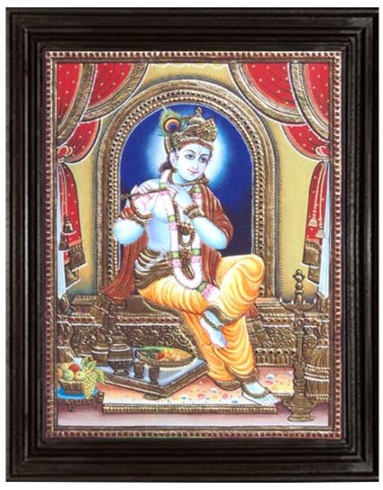 tmpooja-Krishna28-tanjore-painting-online-mega-pooja-store