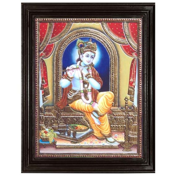 tmpooja-Krishna28-tanjore-painting-online-mega-pooja-store