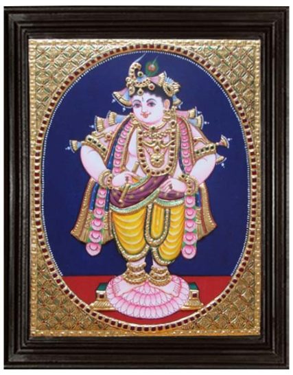 tmpooja-Krishna33-tanjore-painting-online-mega-pooja-store