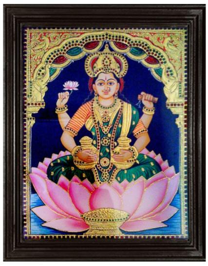 tmpooja-Lakshmi4-tanjore-painting-online-mega-pooja-store