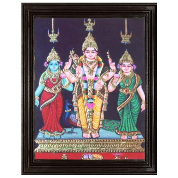 tmpooja-Lord muruga4-tanjore-painting-online-mega-pooja-store